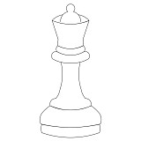 chess queen single